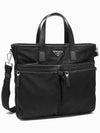 Re-Nylon Saffiano Tote Bag Black - PRADA - BALAAN 6