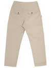 Pralunia High Rise Crop Pants Beige - ISABEL MARANT - BALAAN 3