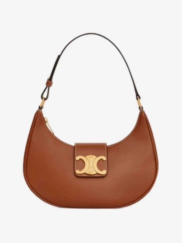 Ava Triomphe Smooth Calfskin Shoulder Bag Tan - CELINE - BALAAN 2