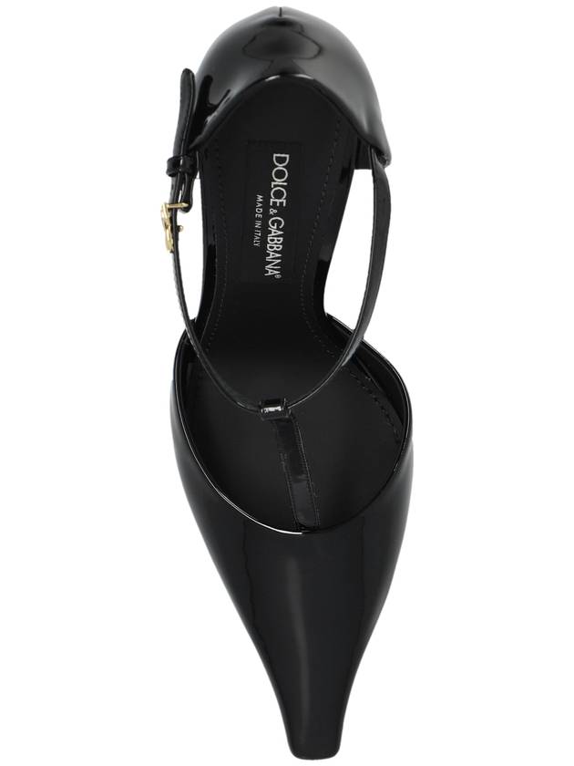 T bar sandals heel black - DOLCE&GABBANA - BALAAN 7