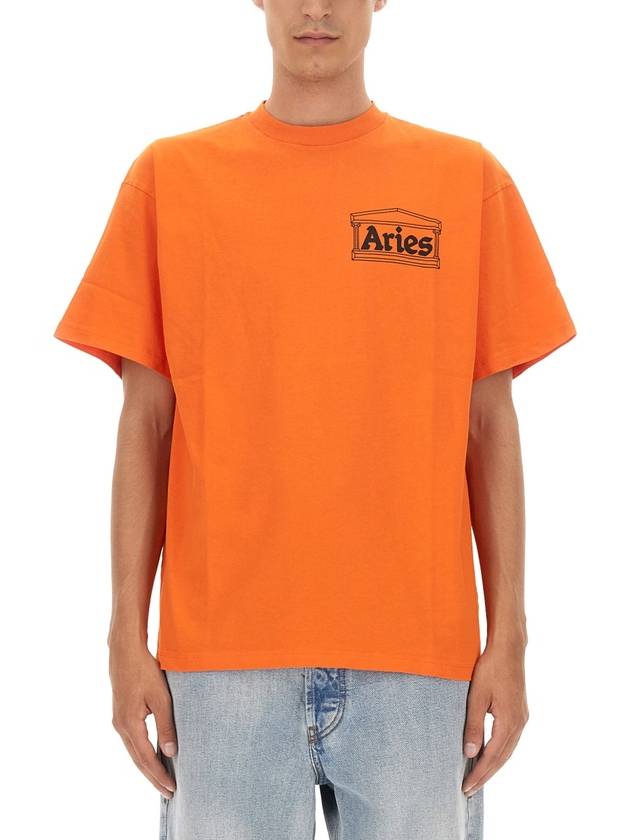 T-SHIRT WITH LOGO - ARIES - BALAAN 1