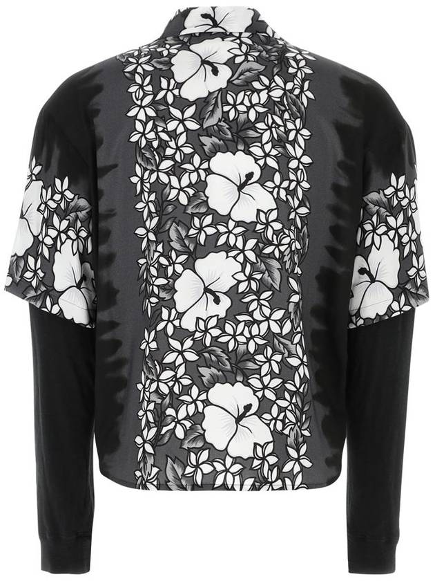 long sleeve shirt S74DM0677S76641001S BLACK\WHITE - DSQUARED2 - BALAAN 3