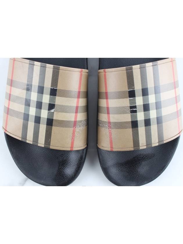 vintage check slippers - BURBERRY - BALAAN 8