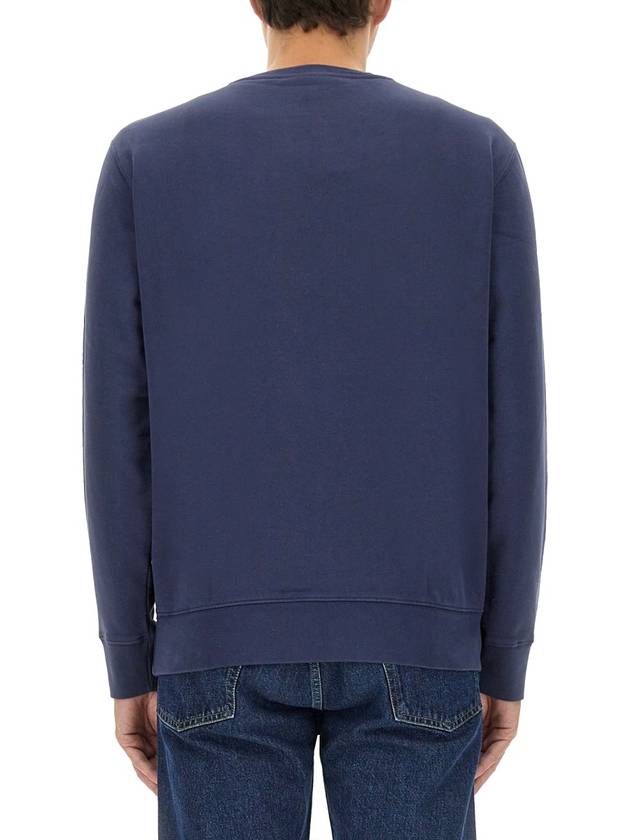 Chillax Patch Regular Sweatshirt Eclipse Blue - MAISON KITSUNE - BALAAN 4