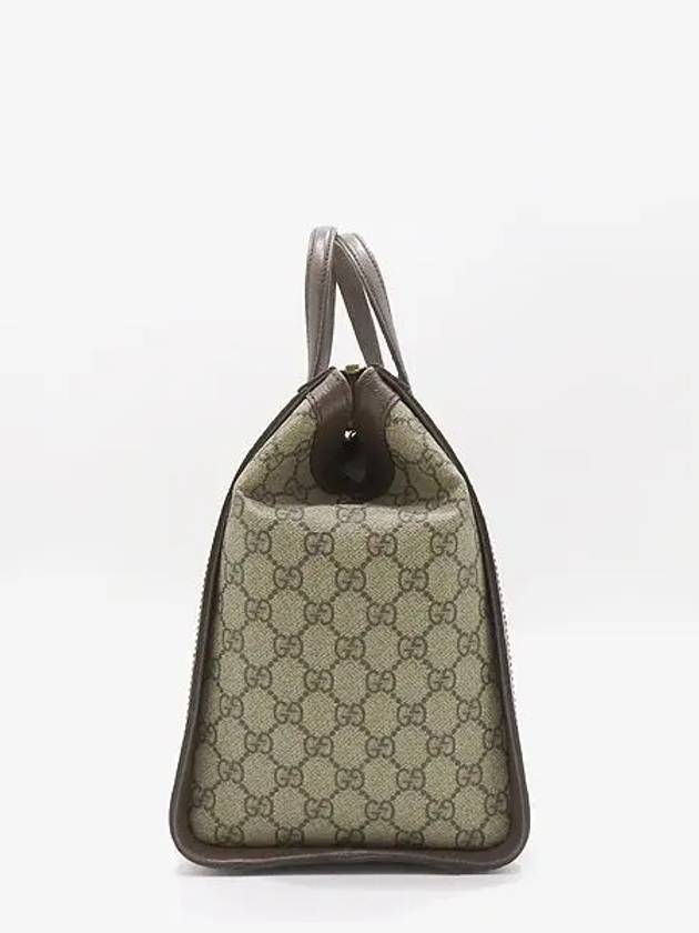 524537 GG Logo Supreme Canvas Ophidia Medium Top Handle Bag Shoulder Strap 2WAY - GUCCI - BALAAN 3