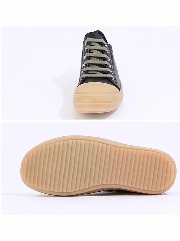 Rubber Low Top Sneakers Black - RICK OWENS - BALAAN 3