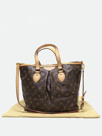 M40145 Monogram Canvas Palermo PM Tote Bag Shoulder Strap 2WAY - LOUIS VUITTON - BALAAN 1