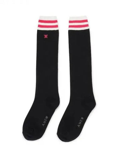 Annew W Two Line Point S Socks BK Domestic Product GQCY24082118236 - ANEWGOLF - BALAAN 1