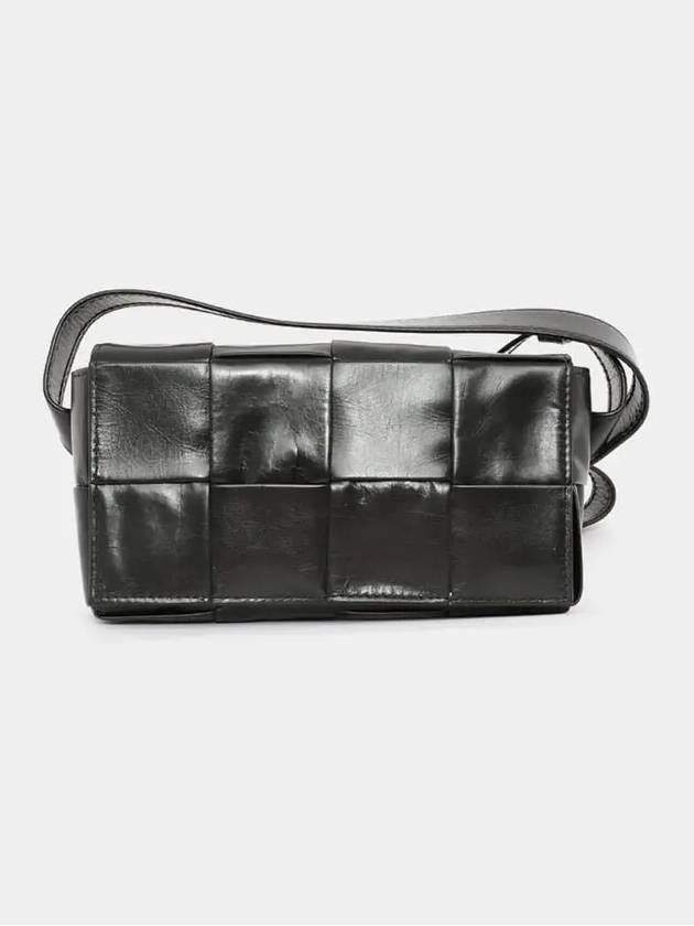 Cassette Belt Bag Black - BOTTEGA VENETA - BALAAN 3