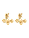 LV Floragram Earrings Gold - LOUIS VUITTON - BALAAN 4