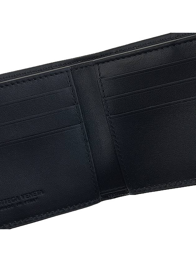 Intrecciato Half Wallet Black - BOTTEGA VENETA - BALAAN 8