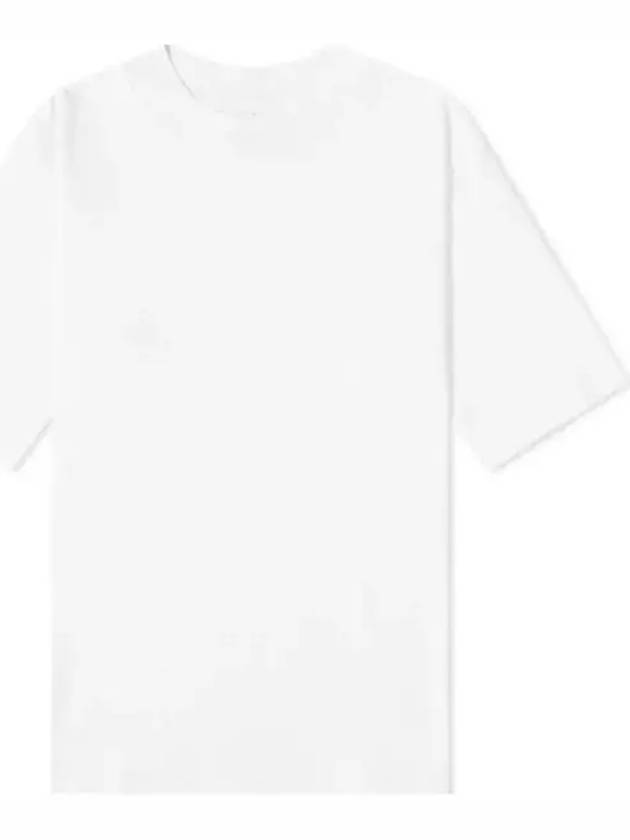 Men's Pink Label Crew Neck Cotton Short Sleeve T-Shirt White - ACNE STUDIOS - BALAAN 2