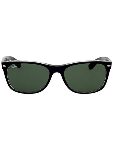 Ray Ban New Wayfarer Color Mix Green Classic G-15 Square Unisex Sunglasses RB2132 6052 58 - RAY-BAN - BALAAN 1