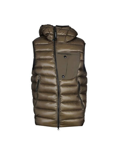 Goggle Lens Hooded Vest Olive Khaki - CP COMPANY - BALAAN 1