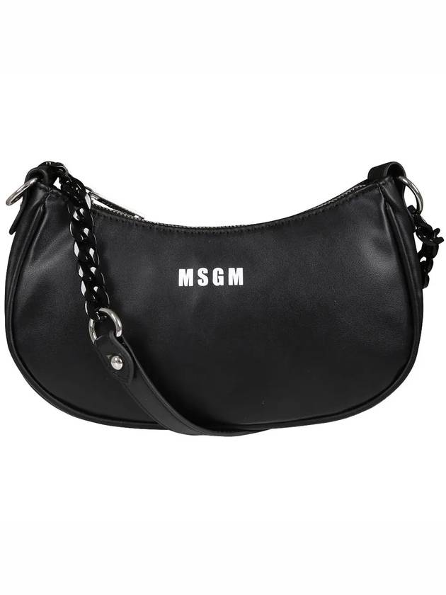 Kids Signature Logo Shoulder Bag S4MSJGBA054 110 - MSGM - BALAAN 2