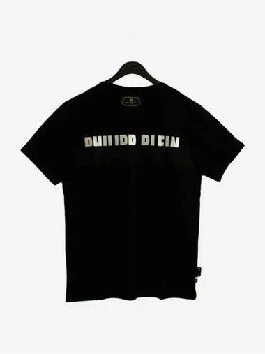 Men's Short Sleeve T-Shirt Black MTK3616 PJY002N 0270 A 5 - PHILIPP PLEIN - BALAAN 1