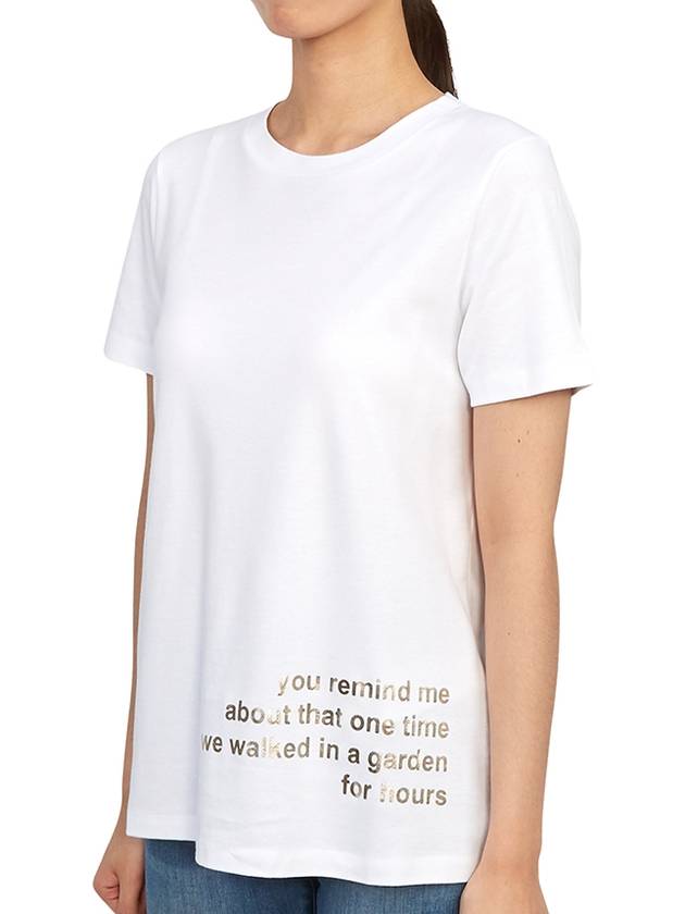 Aris Short Sleeve T-Shirt White - MAX MARA - BALAAN 3