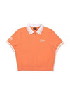 Terry Bucket Polo T-Shirt ORANGE WOMAN M3222PTS19ORG - MALBON GOLF - BALAAN 1