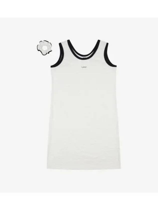 UNDERWEAR Young Tennis Logo Boucle Sleeveless Dress FI4OPG1451FWHI - FILA - BALAAN 1