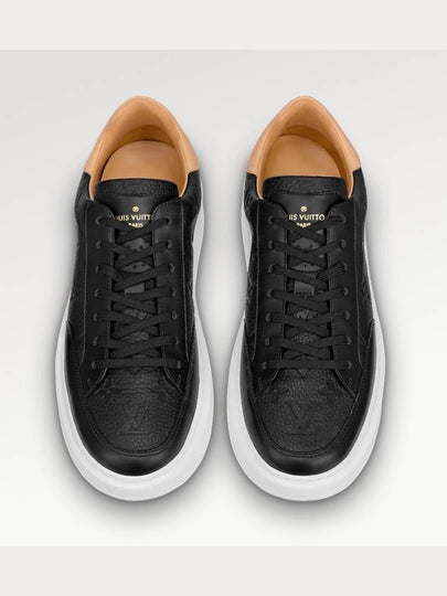 Beverly Hills Monogram Leather Low Top Sneakers Black - LOUIS VUITTON - BALAAN 2