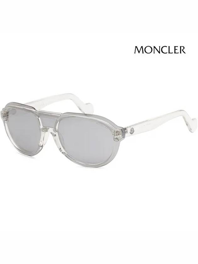 Sunglasses ML0055 26C Transparent Mirror Overfit - MONCLER - BALAAN 1