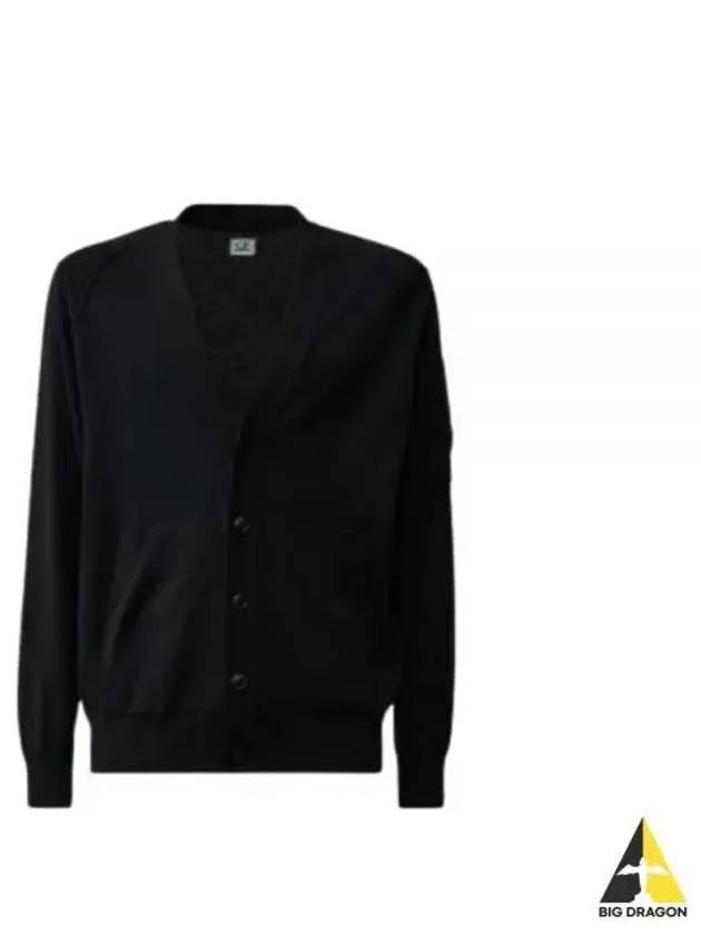 Lens Cotton Cardigan Navy - CP COMPANY - BALAAN 2