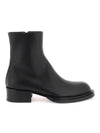 Zip Biker Boots Black - ALEXANDER MCQUEEN - BALAAN 1