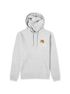 Fox Head Logo Hoodie Grey - BARBOUR - BALAAN 1