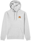 Fox Head Logo Hoodie Grey - BARBOUR - BALAAN 1