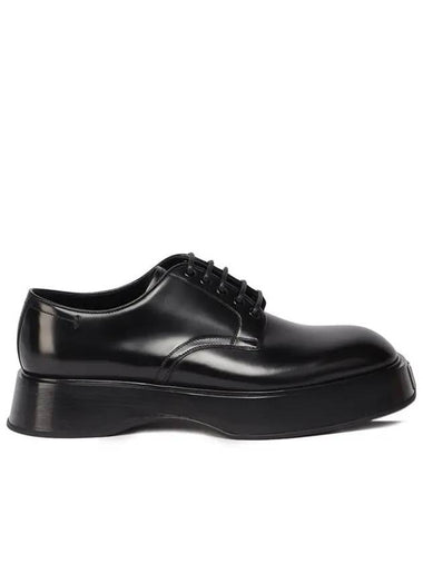 Logo Leather Derby Black - DOLCE&GABBANA - BALAAN 1