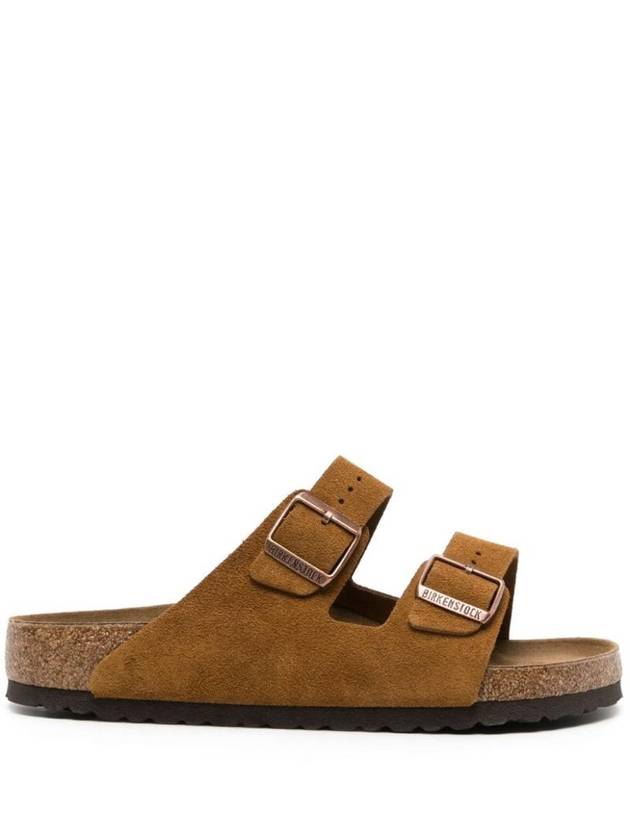 Arizona Suede Slider Sandals 1027082 - BIRKENSTOCK - BALAAN 1