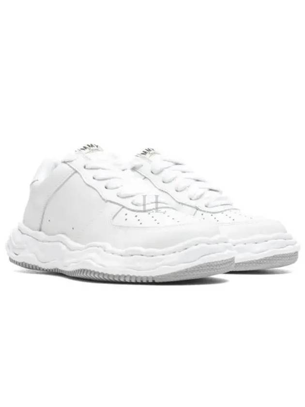 24 A07FW702 White Wayne Leather Low Sneakers - MIHARA YASUHIRO - BALAAN 1