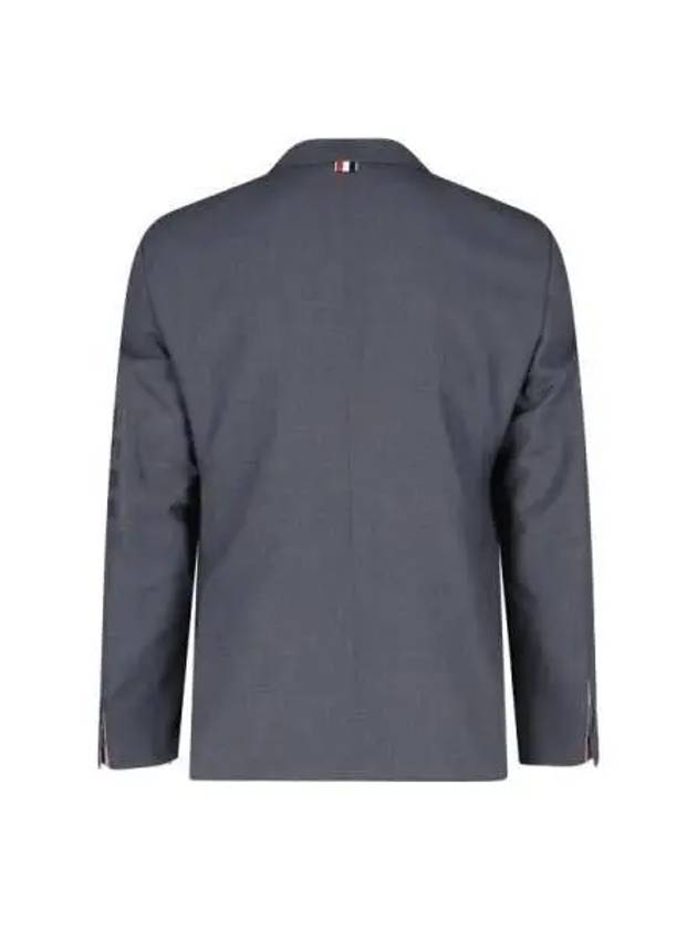 Plain Weave Suiting 4 Bar Classic Sport Jacket Dark Grey - THOM BROWNE - BALAAN 4