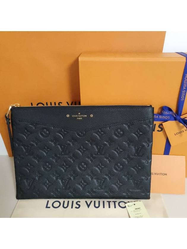 Monogram Daily Empreinte Pouch Bag Black - LOUIS VUITTON - BALAAN 2