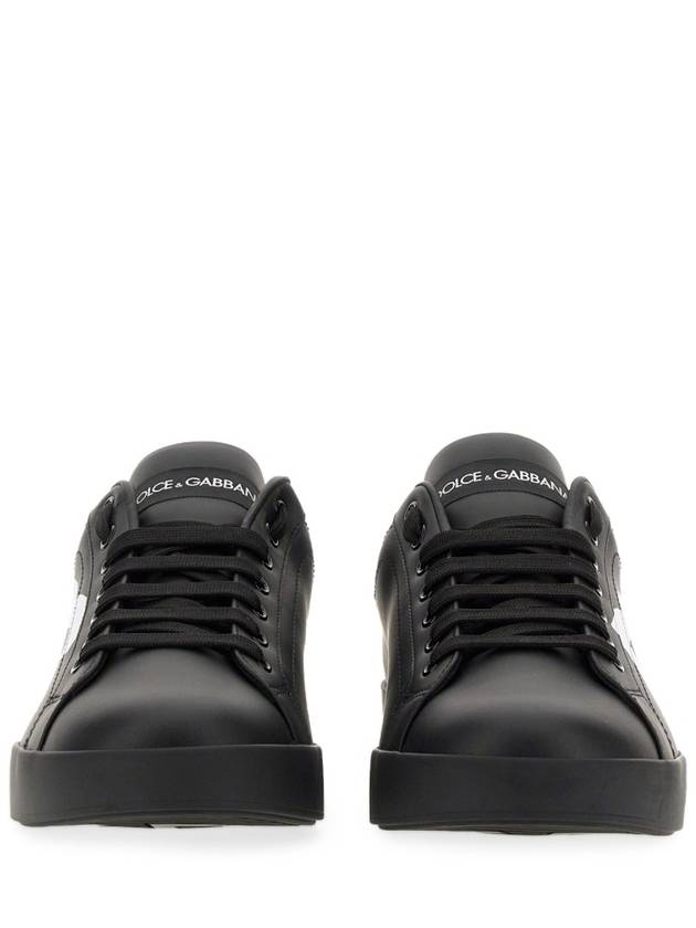 Saint Tropez Calfskin Sneakers Black - DOLCE&GABBANA - BALAAN 14