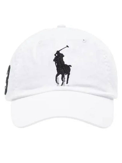 Big Pony Logo Ball Cap White - POLO RALPH LAUREN - BALAAN 2