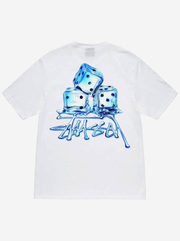 Melted Short Sleeve T-Shirt White - STUSSY - BALAAN 2