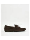 Men's Gommino Suede Driving Shoes Brown - TOD'S - BALAAN 2