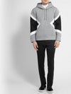 Neil Barrett gray hooded sweatshirt - NEIL BARRETT - BALAAN 5