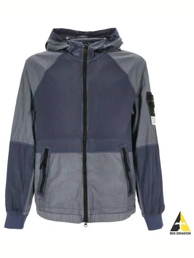 Nylon Metal Windbreaker Blue - STONE ISLAND - BALAAN 2