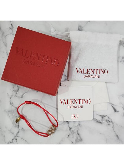 V logo signature crystal knot bracelet bracelet 3W2J0F81 YAB CM8 - VALENTINO - BALAAN 2