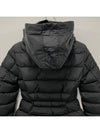 Women s FLAMMETTE Logo Patch Long Down Padded Jacket Black 1C50900 54155 999 - MONCLER - BALAAN 8