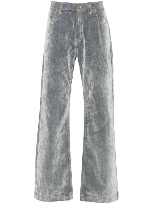 Casablanca Cotton Jeans With A Velvet Effect - CASABLANCA - BALAAN 1