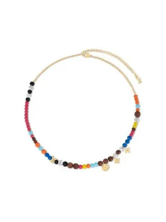 LV Surfin Beads Necklace Gold - LOUIS VUITTON - BALAAN 2