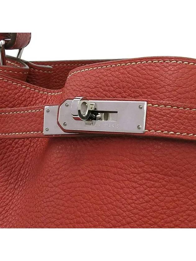 Rouge shoulder bag - HERMES - BALAAN 4