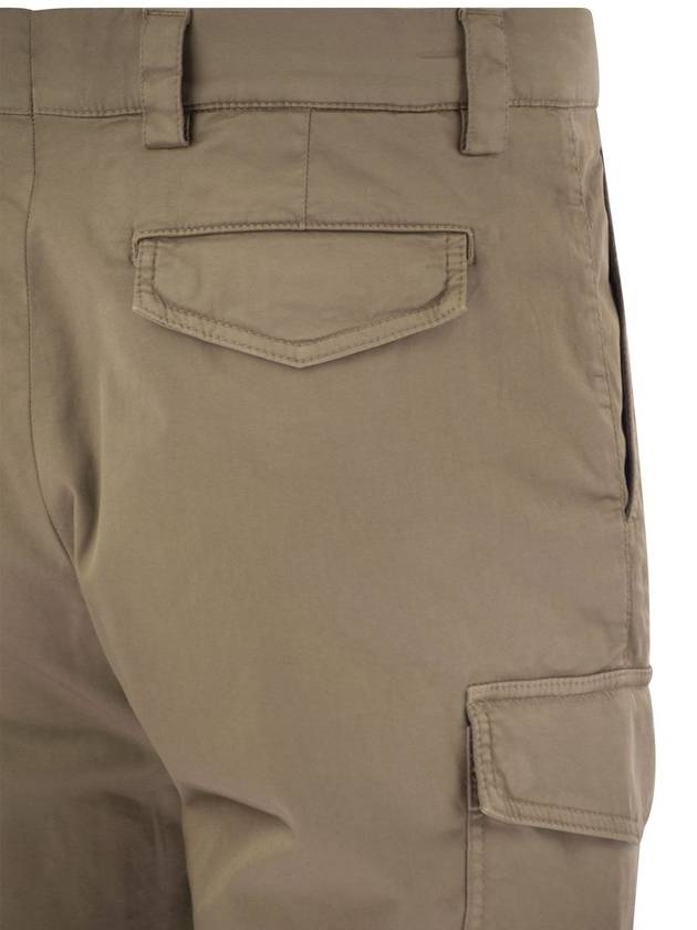 Short Pants M289LE1890C6309 P24 CIGAR - BRUNELLO CUCINELLI - BALAAN 5