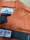 Waffen V-neck Cardigan Orange - STONE ISLAND - BALAAN 8