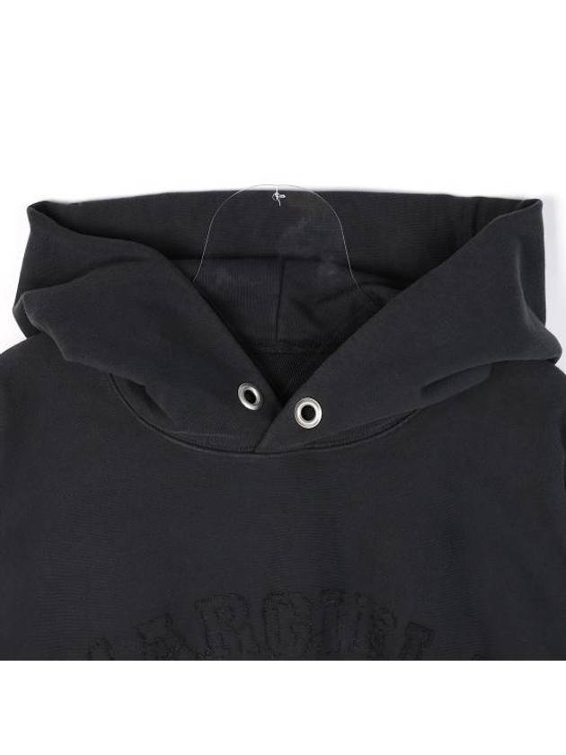 Logo Cotton Fleece Hoodie Black - MAISON MARGIELA - BALAAN 4