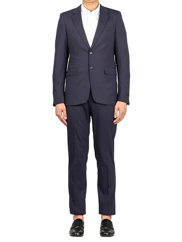 stretch wool suit dark navy - PRADA - BALAAN.