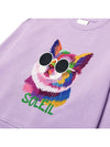 Brushed Options Fancy Light Cat Sweat Shirts LAVENDER - LE SOLEIL MATINEE - BALAAN 3